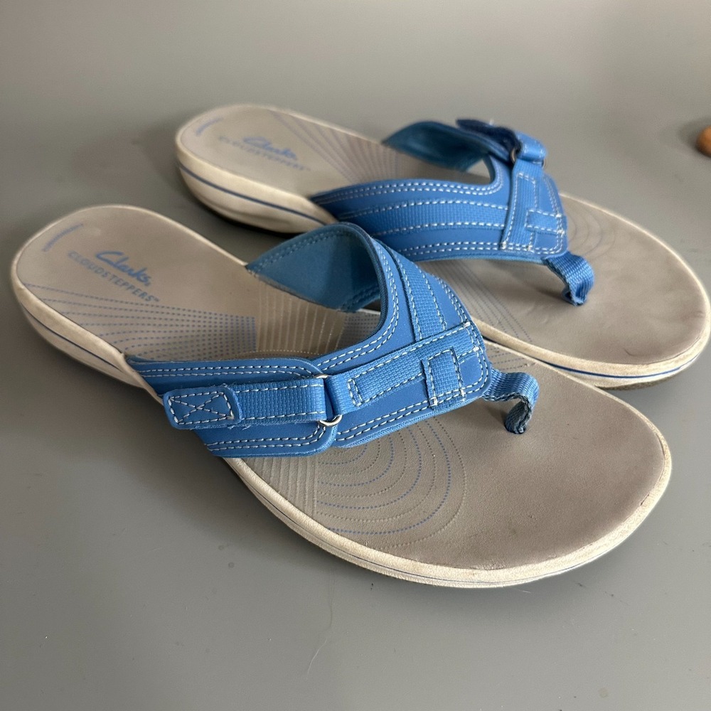 CLOUDSTEPPERS by Clarks Women's Sport Thong Sandalsflip flop blue